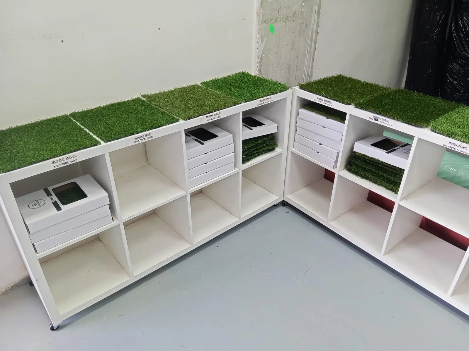 Almacén de césped artificial en Alicante